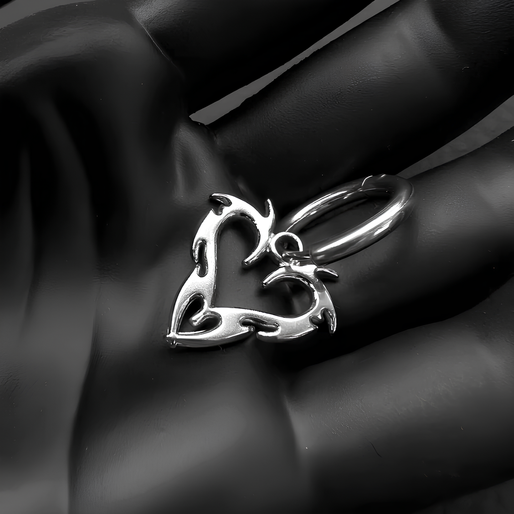 Barb Heart Hoops