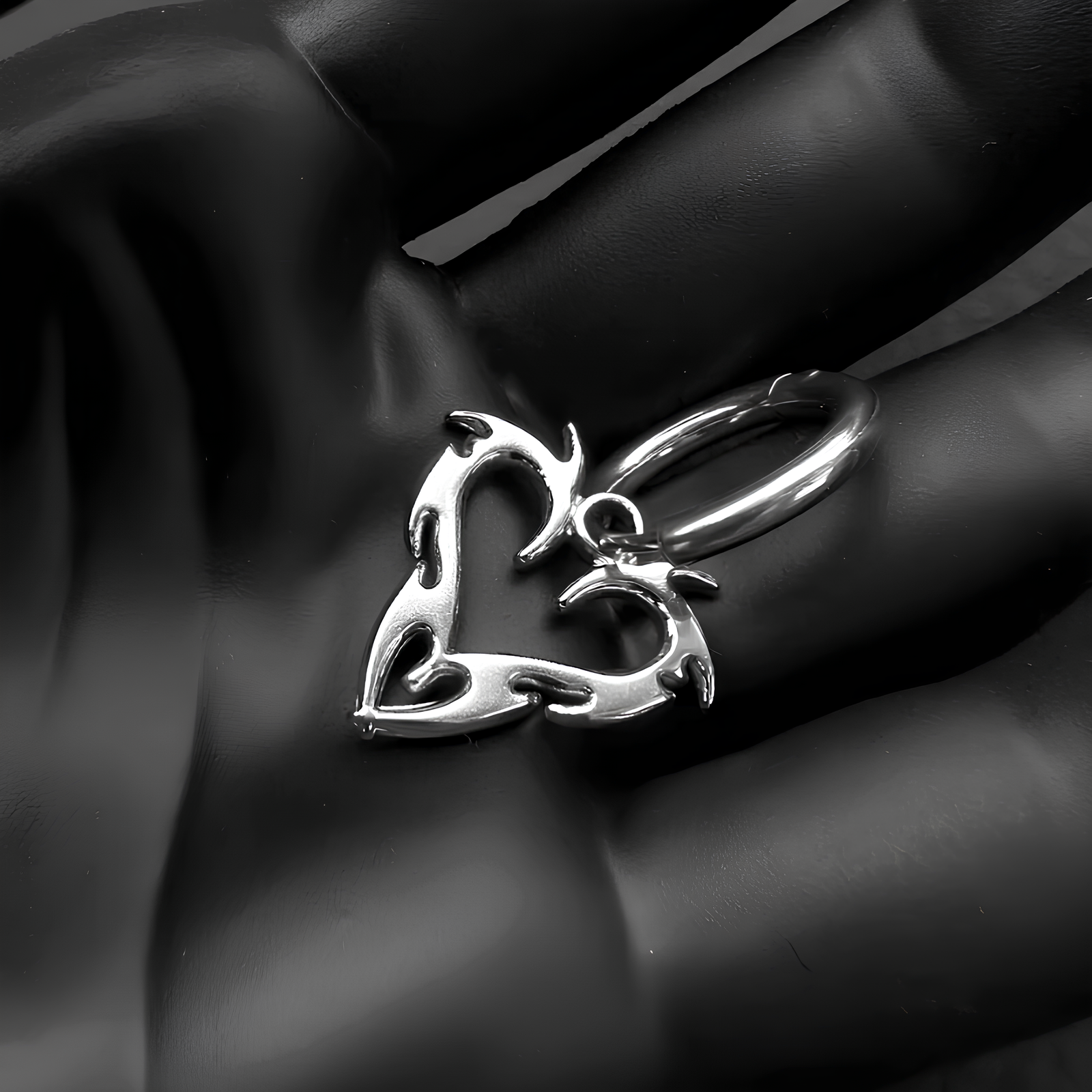 Barb Heart Hoops