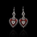 Blood Rose Earrings