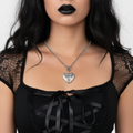 Bat Locket Necklace